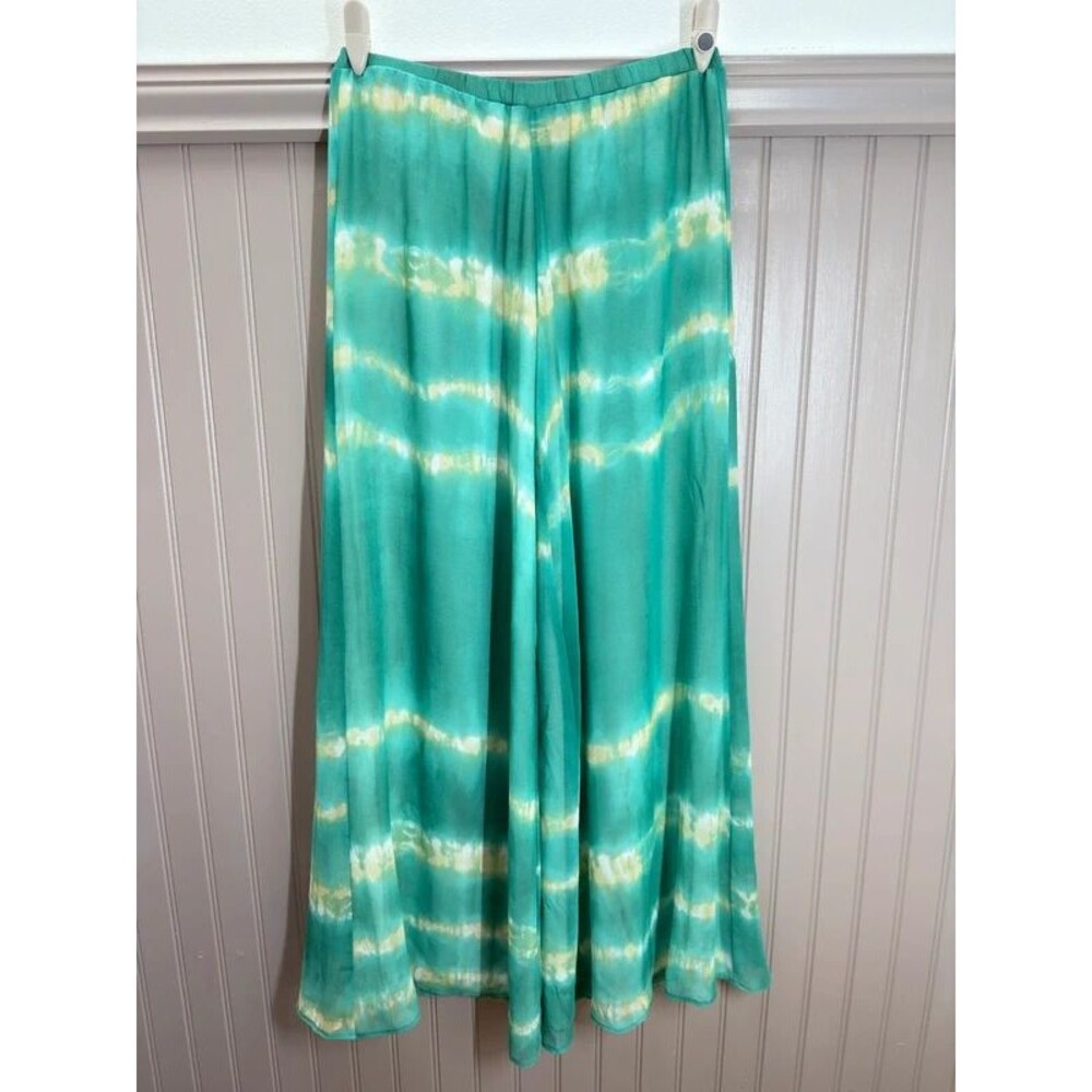 Alexis Green Tie-Dye Wide Leg Pants Size S. #0239